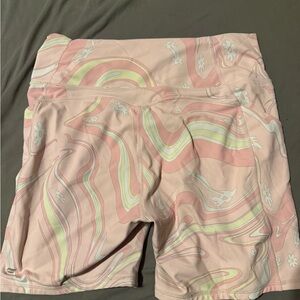 Women's Pink Patterned Shorts
